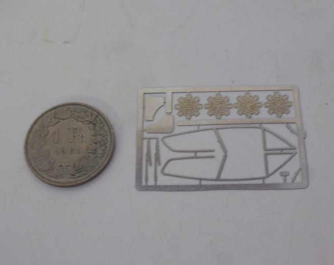 1:43 photoetched set for Simca Abarth racing cars (inner part of rim, wipers, flaps, hooks etc)