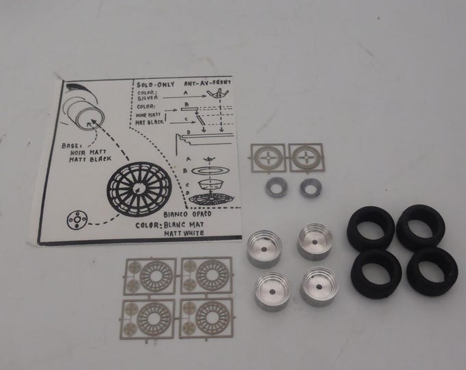 1:43 rally wheels for Lancia Delta Integrale and others (with front spats) Robustelli R70A