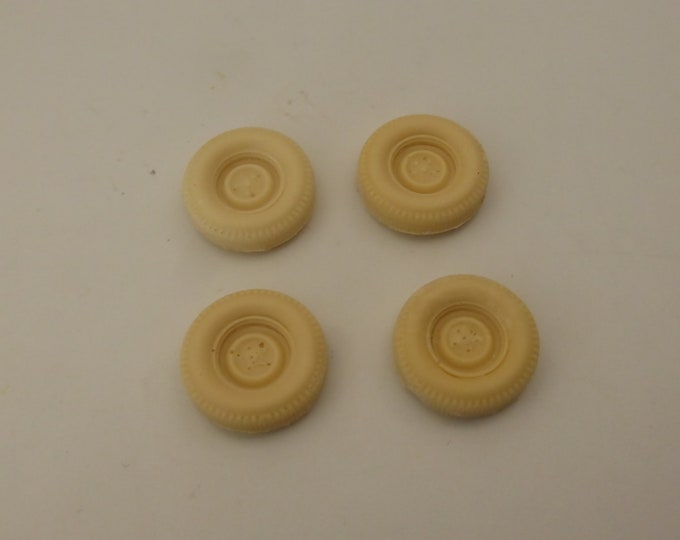 Resin wheels (with moulded-in tire) 1:43 scale for cars and vans of the 50-60s Gemini Modelcars GMW-AF23