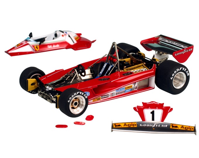 Ferrari 312 T2 Formula 1 Monaco GP 1976 Lauda or Regazzoni TAMEO Kits TMK357 1:43 to paint and to assemble