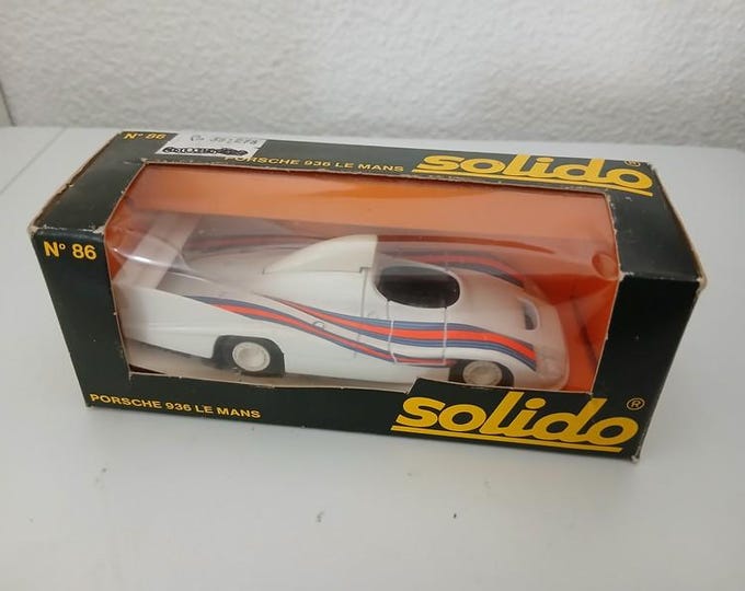 Solido 86 Porsche 936 Martini Racing Le Mans 1977 winner 1:43 vintage diecast model