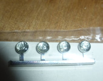 high quality plastic+ resin round lights clear mm 6.0 for model cars and other models Carrara F04