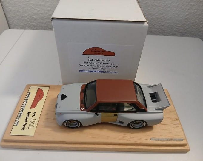 Fiat Abarth 035 Gr.5 Volumetrico Competizione 1979 special edition (2nd configuration) Carrara Models 1:43 factory built CM43B-02C