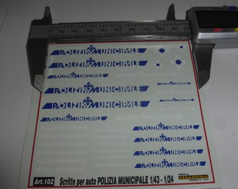 Set decalcomanie scivolo acquatico polizia di stato Illinois 1/64
