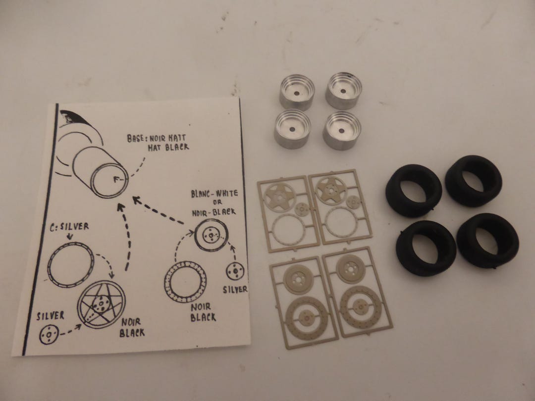 1:43 Rally Wheels for Lancia Delta Integrale and Others (spats Front ...