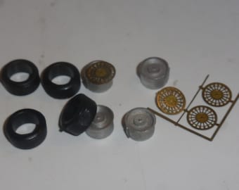 wheel set for WRC Cars such as Clio Williams, Peugeot 206, Lancia Delta Integrale etc. Racing43 RA54 1:43