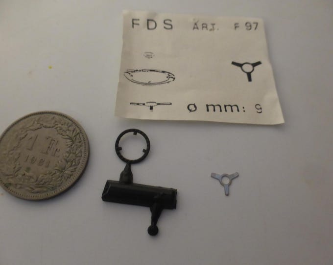 1:43 plastic and photoetched 3-spoke steering wheel mm 9 for sports and racing cars of the 60-70s FDS F97
