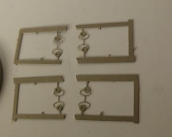 1:43 photoetched hood pins for racing cars (pack of 8 pieces)
