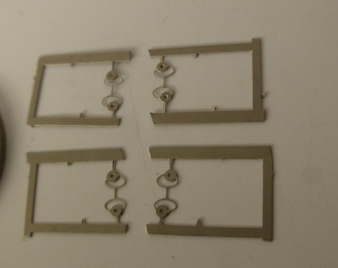 1:43 photoetched hood pins for racing cars (pack of 8 pieces)