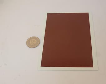 Waterslide decals sheet GLOSS BROWN colour (cm 11.25x7.65) Interdecal production