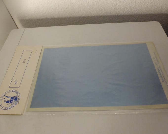 light metallic blue waterslide decal sheet ("tempered steel" effect) cm 20x13 Tauro Model catalogue number 430