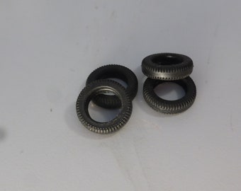 set of 4 tires to restore old 1:43 diecasts or for modern models (Dinky, Solido, Mebetoys etc) - black mm 14x3.60 - SL002