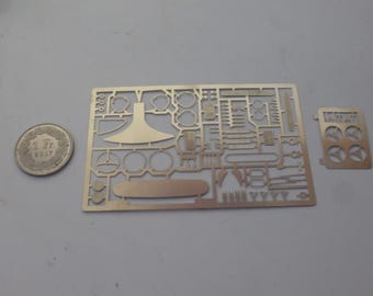 1:43 the definitive photoetched set for Ferrari 250 LM and other racing GT cars of the 60s (wipers, belts, hooks etc)