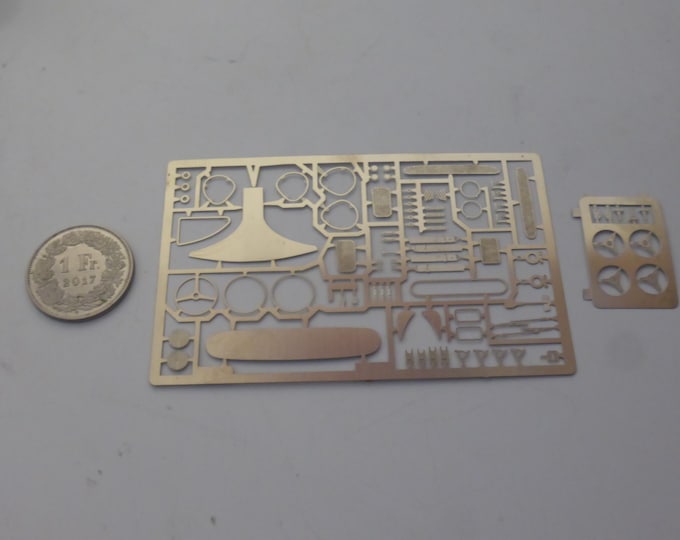 1:43 the definitive photoetched set for Ferrari 250 LM and other racing GT cars of the 60s (wipers, belts, hooks etc)