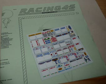 1:43 decals sheet with 1996 rally season Montecarlo, Sweden, Portugal etc RACING43 RD15