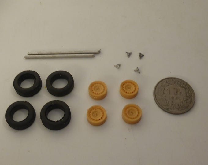 1:43 resin wheels for British sportscars of the 50-60s GMW065