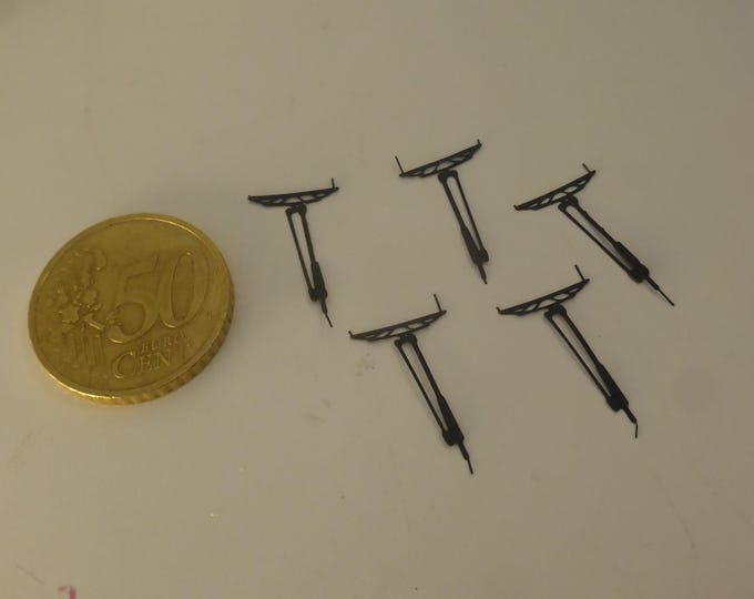 1:43 photoetched windscreen wipers (5 pcs) for Ferrari 512BB-LM and other racing cars of the 70-80s Remember production