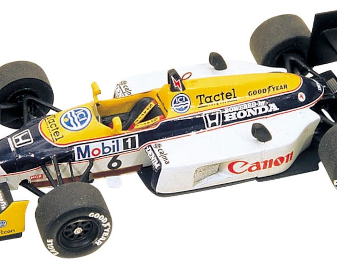 Williams Honda FW11B Formula 1 Imola San Marino GP 1987 Piquet or Mansell Tameo Kits TMK054 1:43 to paint and to assemble