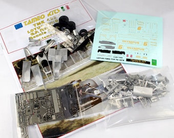 Lotus Ford Cosworth 78 Formula 1 Monza Italian GP 1978 Peterson TAMEO Kits TMK422 1:43 to paint and to assemble