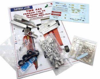Ferrari 126 CK F.1 Canadian GP 1981 Villeneuve or Pironi TAMEO Kits TMK443 1:43 to paint and to assemble