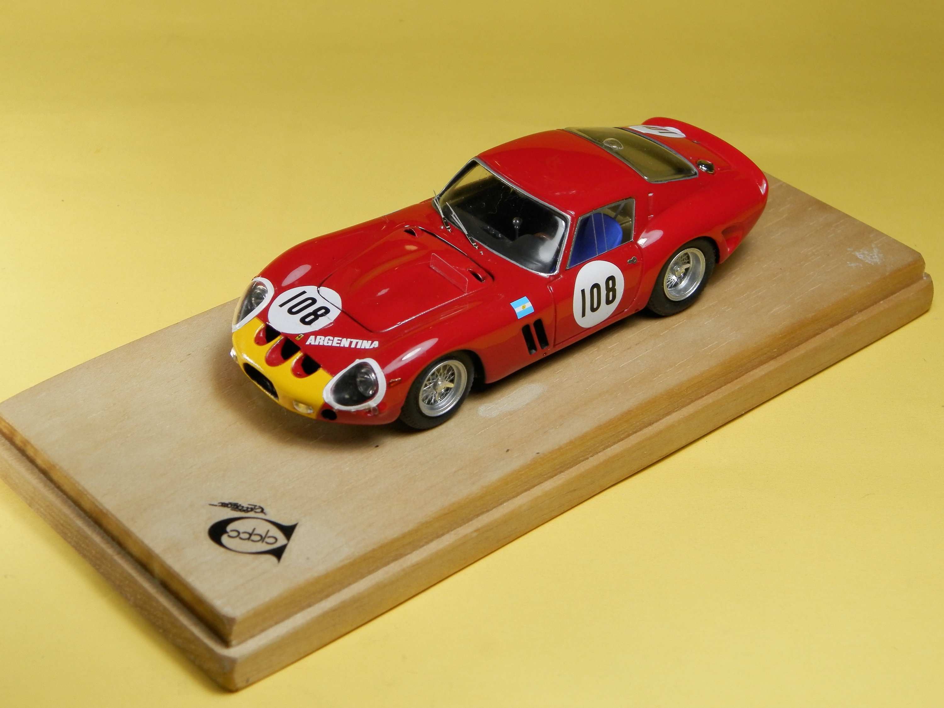 Ferrari 250 GTO Scuderia Pegaso 12° Targa Florio 1965 - scale 1/43rd 1965-1969 24H LE MANS MOTORSPORTS Ferrari 250 GTO Scuderia Pegaso 12° Targa Florio 1965 - scale 1/43rd 1965-1969 24H LE MANS MOTORSPORTS