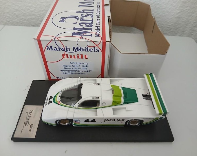 Jaguar XJR-5 IMSA Group44 Road Atlanta 1985 #44 Tullius/Adams Marsh Models factory built 1:43 MM310MM44
