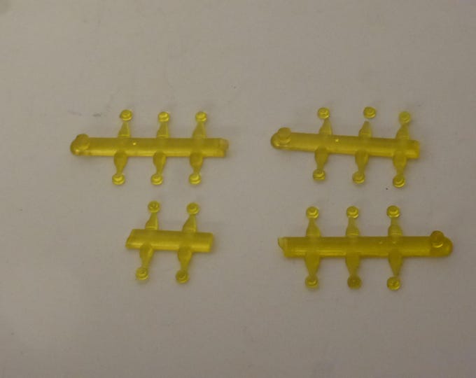pack of 22 transparent 1:43 scale plastic lights (YELLOW) mm 3.00 FDS 54F
