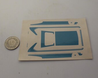 1:43 decals for Citroen Visa Sextant special version of 1980 for Norev and other diecasts