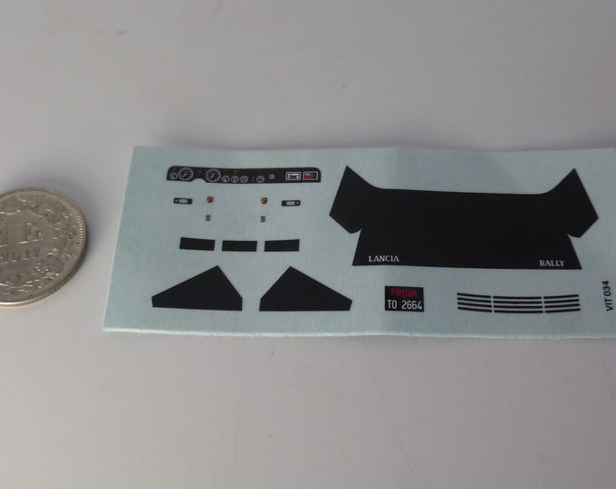 1:43 decals Lancia 037 street version instruments grilles etc Cartograf