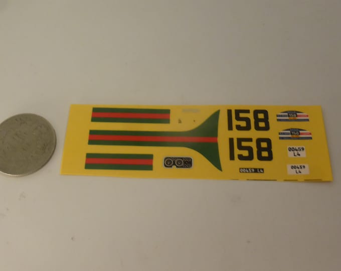 1:43 waterslide decals for Ferrari 250 GT LWB 1509GT Tour Auto 1959 #158 Schlesser/Schlesser