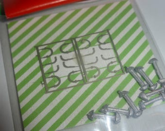 1:43 white metal and photoetched rally headphones for cars of the 70-80s (pack of 8 pcs) Tron SP32