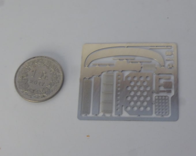1:43 photoetched set for racing Porsche 911 versions (grilles, hooks etc)