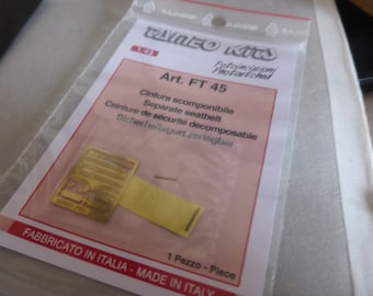 photo etched 1:43  seatbelt with decals Tameo FT45