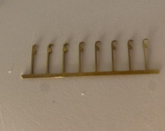 Photoetched front hooks for trucks of the 50-60-70s Fiat 682 690 690 etc (pack of 8 pcs) etc Nonomologati 1:87 H0