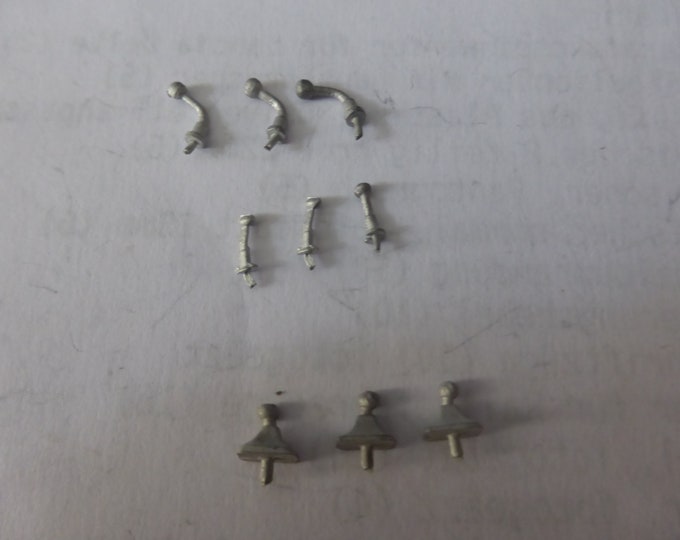pack of 1:43 scale white metal gear levers (3 different types, see photo for sizes) Mini Racing production