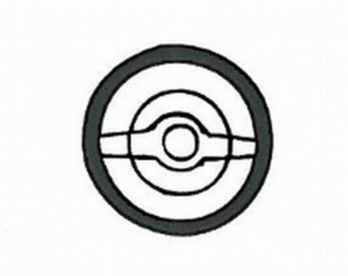 1:43 white metal and photoetched steering wheels for cars of the 60s (Alfa Romeo etc) pack of 8 Tron SP36