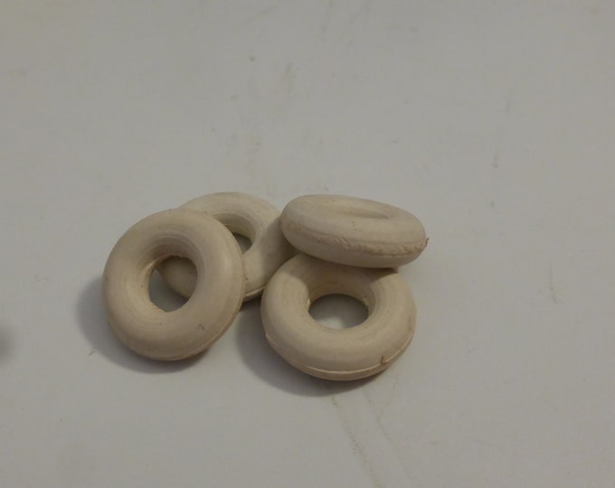 set of 4 tires to restore old 1:43 diecast or for modern models (CIJ, Dinky etc) - white mm 17x4.85 - SL004