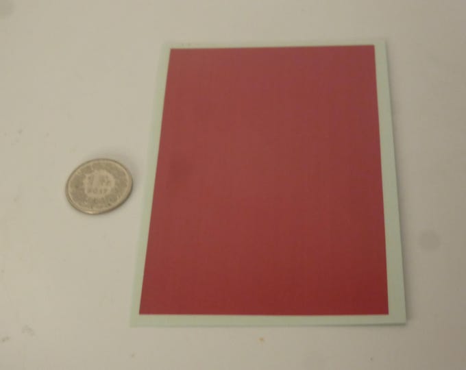 Waterslide decals sheet GLOSS METALLIC reddish COPPER colour (cm 11.25x7.65) Interdecal production