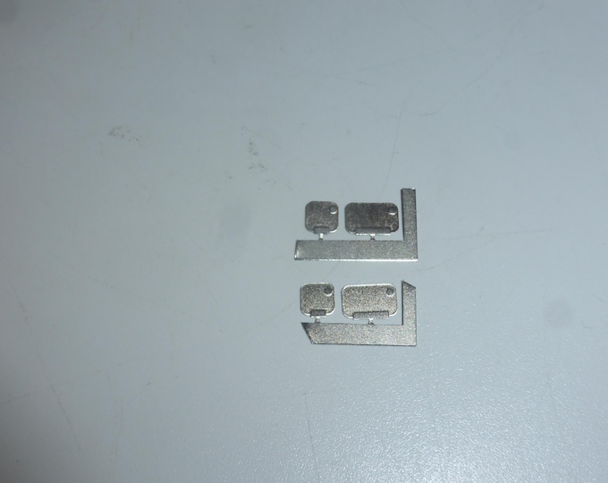1:43 photoetched covers for electronic boxes or other internal boxes of racing cars (2 sizes)