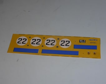 1:43 waterslide decals for Ferrari 250 GT SWB 2021GT Le Mans 1960 #22 Noblet/"Eldé" Cartograf production
