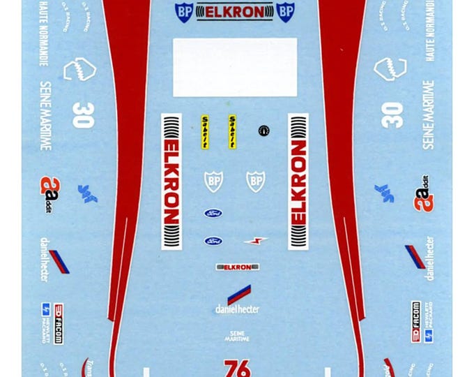1:43 waterslide serigraphed decals Lola Cosworth LC87 F1 S.Marino GP 1987 Alliot Tameo TMK061
