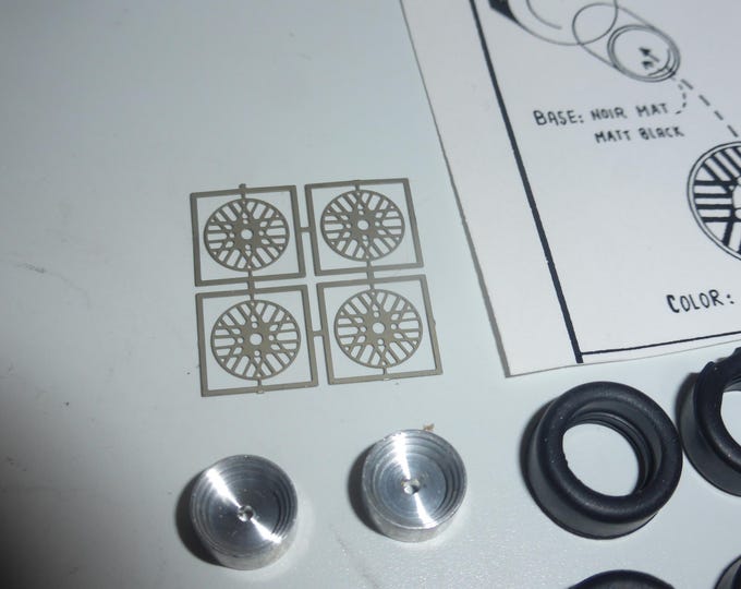 1:43 multi-spokes wheels for Ford Sierra and other racing and rally touring cars Robustelli R67B