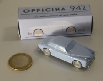 Alfa Romeo 1900C Sprint 1951 sky blue Officina942 new vintage diecast model 1:76 (00) #1025B