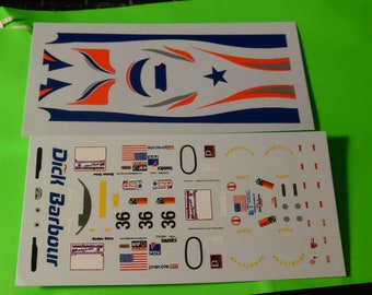 1:43 decals for Reynard Judd 01Q-LM LMP675 Dick Barbour Le Mans 2001 #36 De Radiguès/Maassen/Matsuda