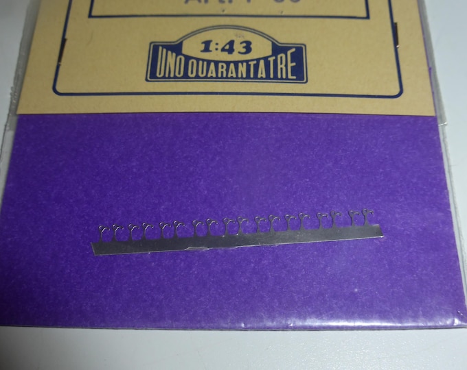 Pack of 18 photoetched bonnet hinges for Ferrari 250 GTO and other cars of the 60s for 1:43 scale models Unoquarantatre production F-06