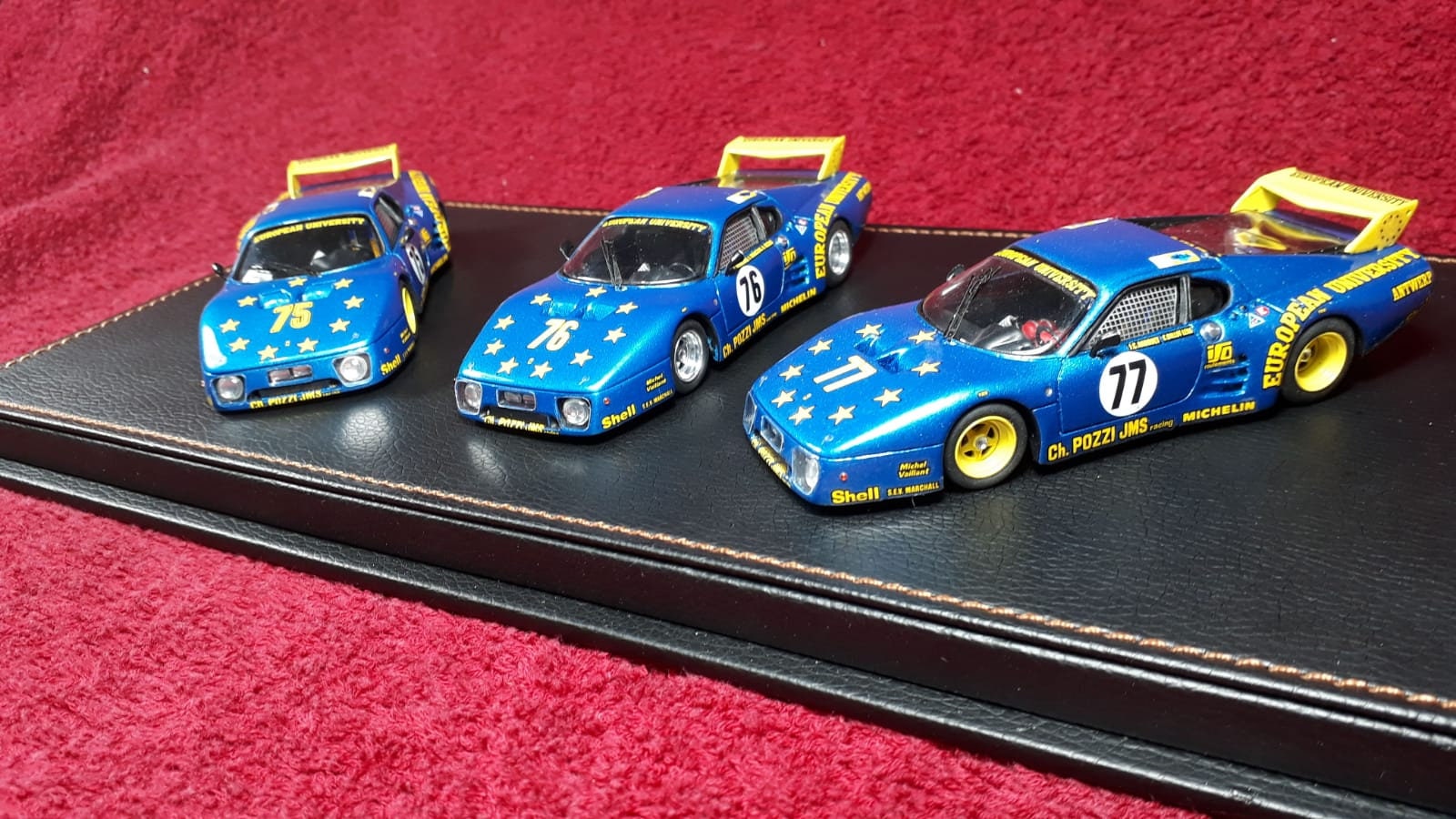 FERRARI 512 BB LE MANS 1980 UNIVERSITY 1//43 DECALS
