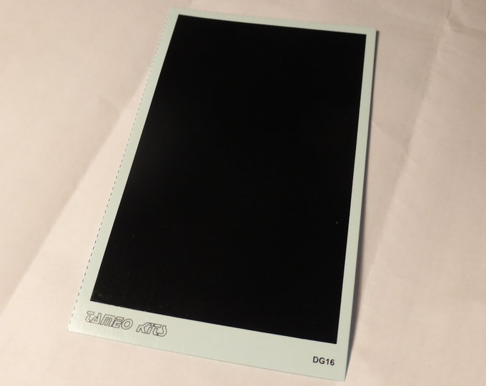 gloss black decal sheet mm 108.1x67.6 Tameo DG16