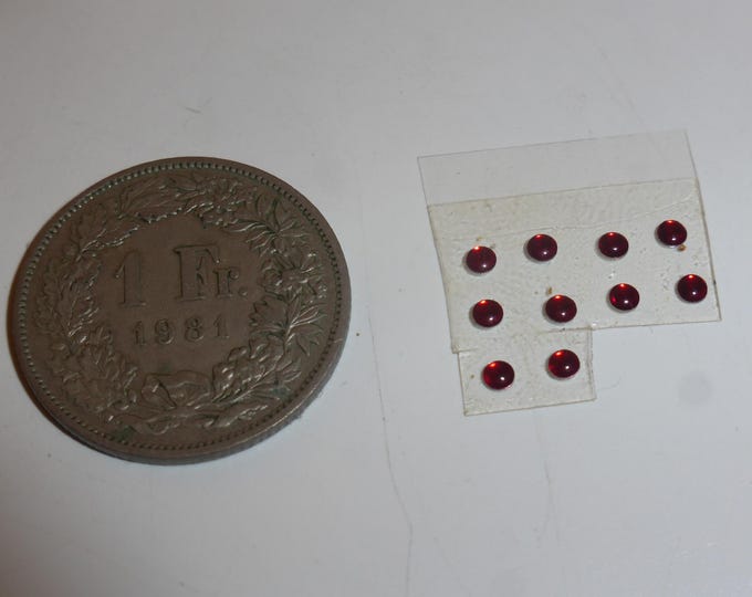 pack of 10 lights for model cars and other models mm 2.0 round RED transparent Remember production