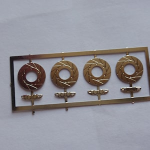 high quality 1:43 brake discs with calliper RENAISSANCE #D18P (pack of 4)