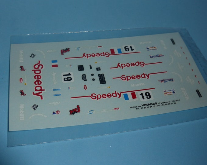 1:43 decals for Courage Judd C60 LMP900 SMG Compétition Le Mans 2001 #19 Gache/Policand/Beltoise